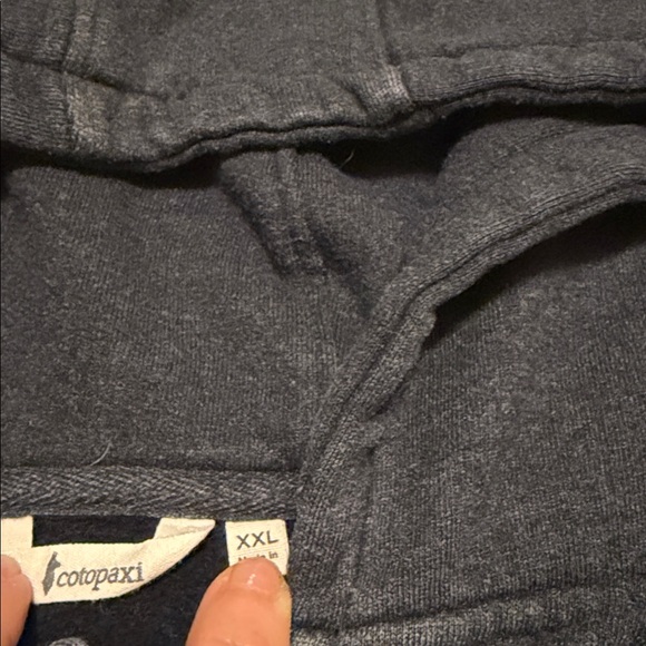 Cotopaxi Multicolor Hoodie Jacket - Black, Blue, Yellow, Green - Picture 6 of 12